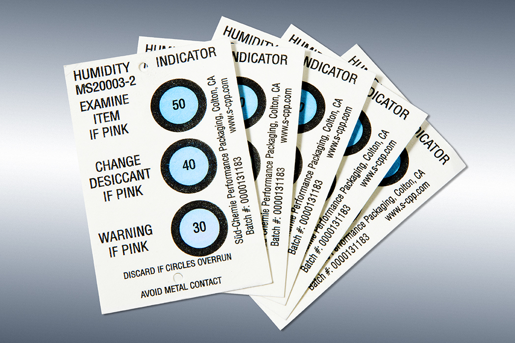 Humidity Indicator Cards, Moisture Sensitive