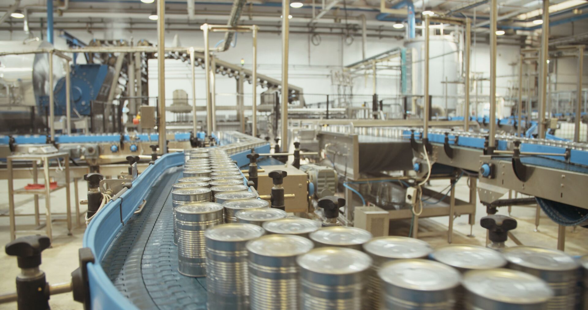 Automated canned food production system